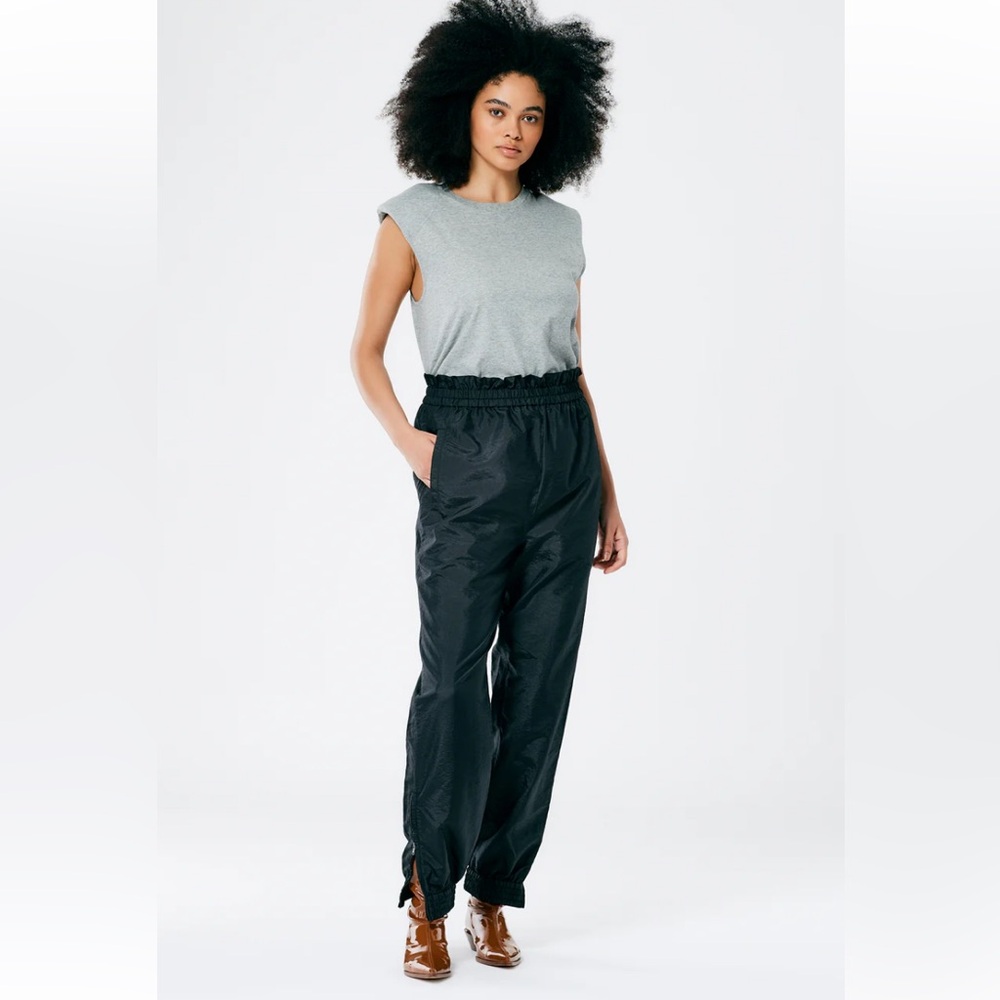 Tibi Crispy Nylon Paper Bag Felix Jogger XS